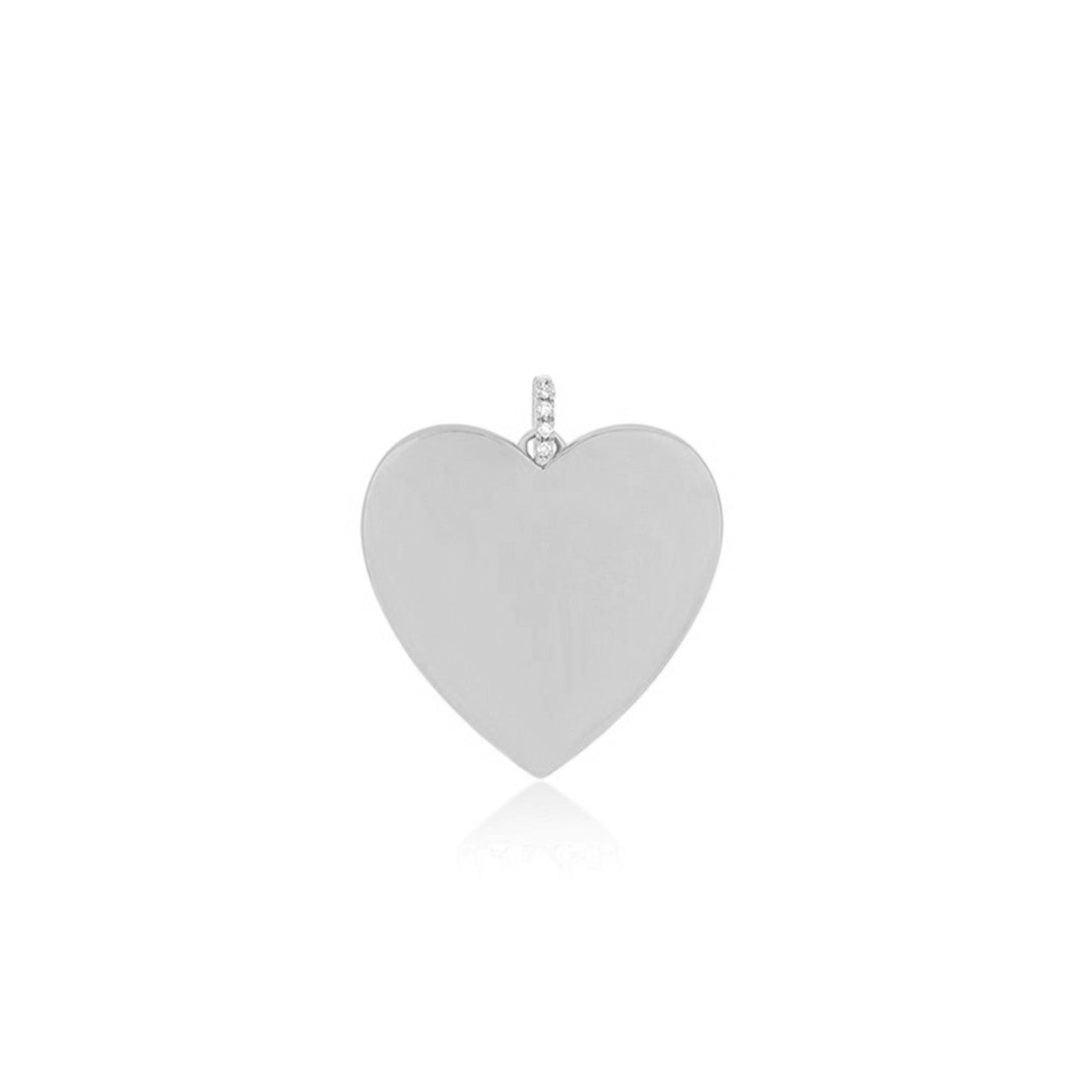 Gold Jumbo Heart Charm