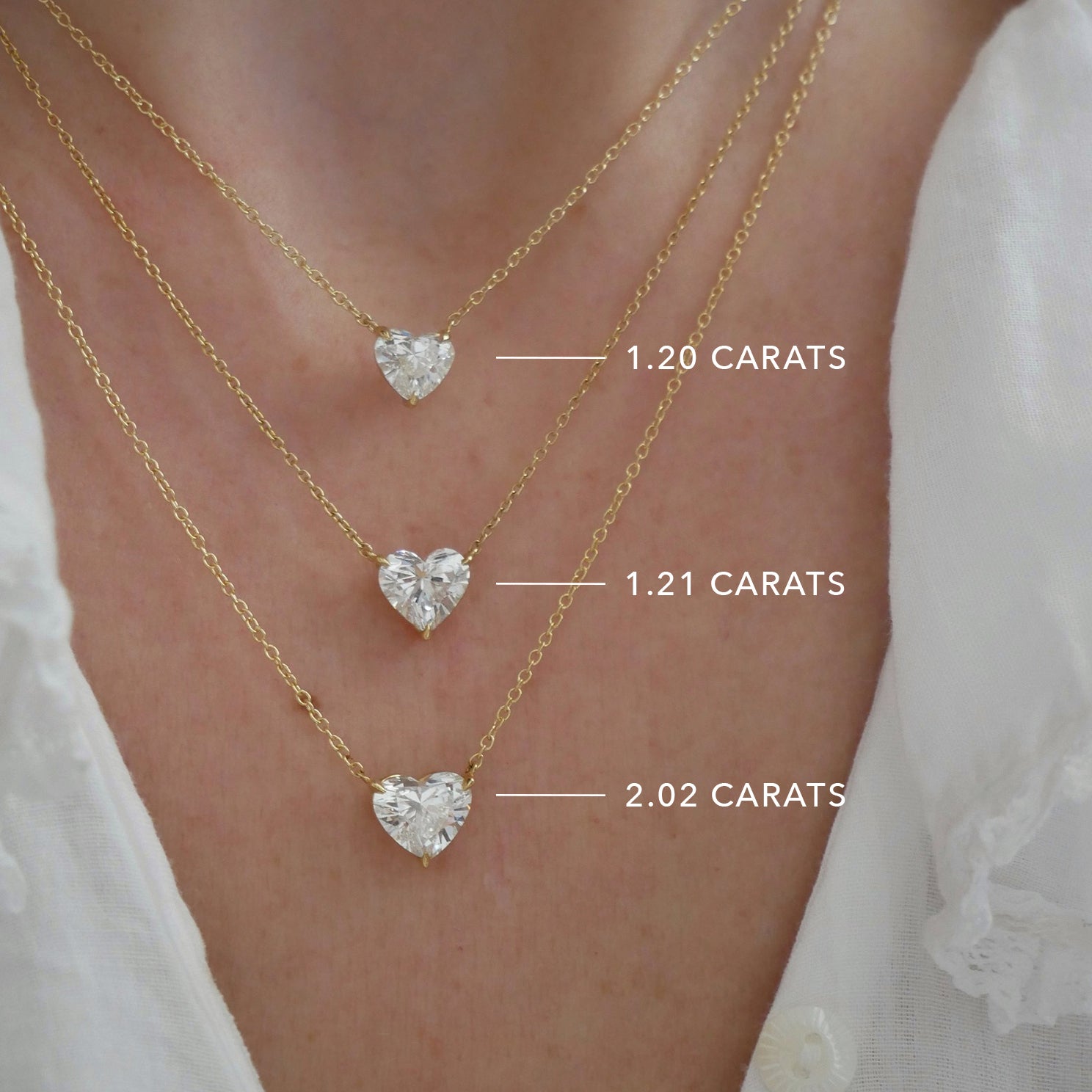 Heart Shape Diamond Heart Solitaire Pendant Diamond Heart