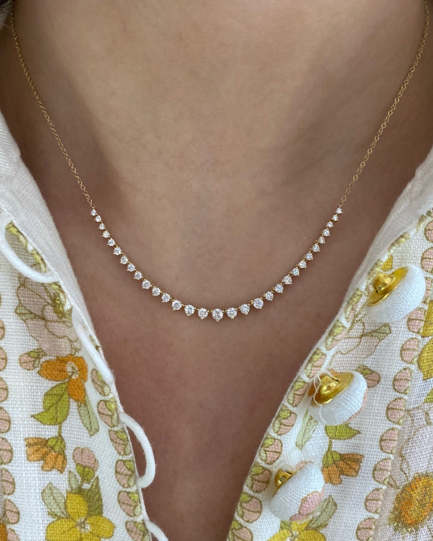 Graduated Diamond Necklace
