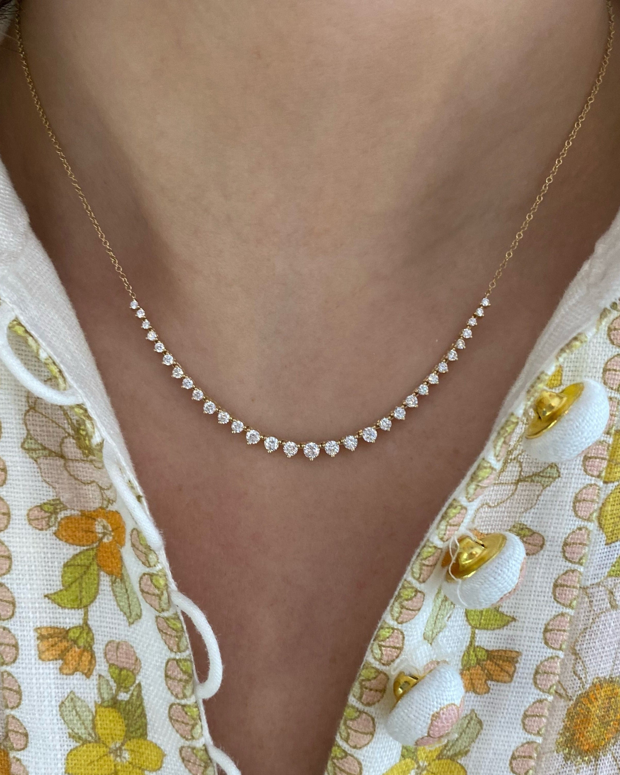 Graduated Diamond Necklace