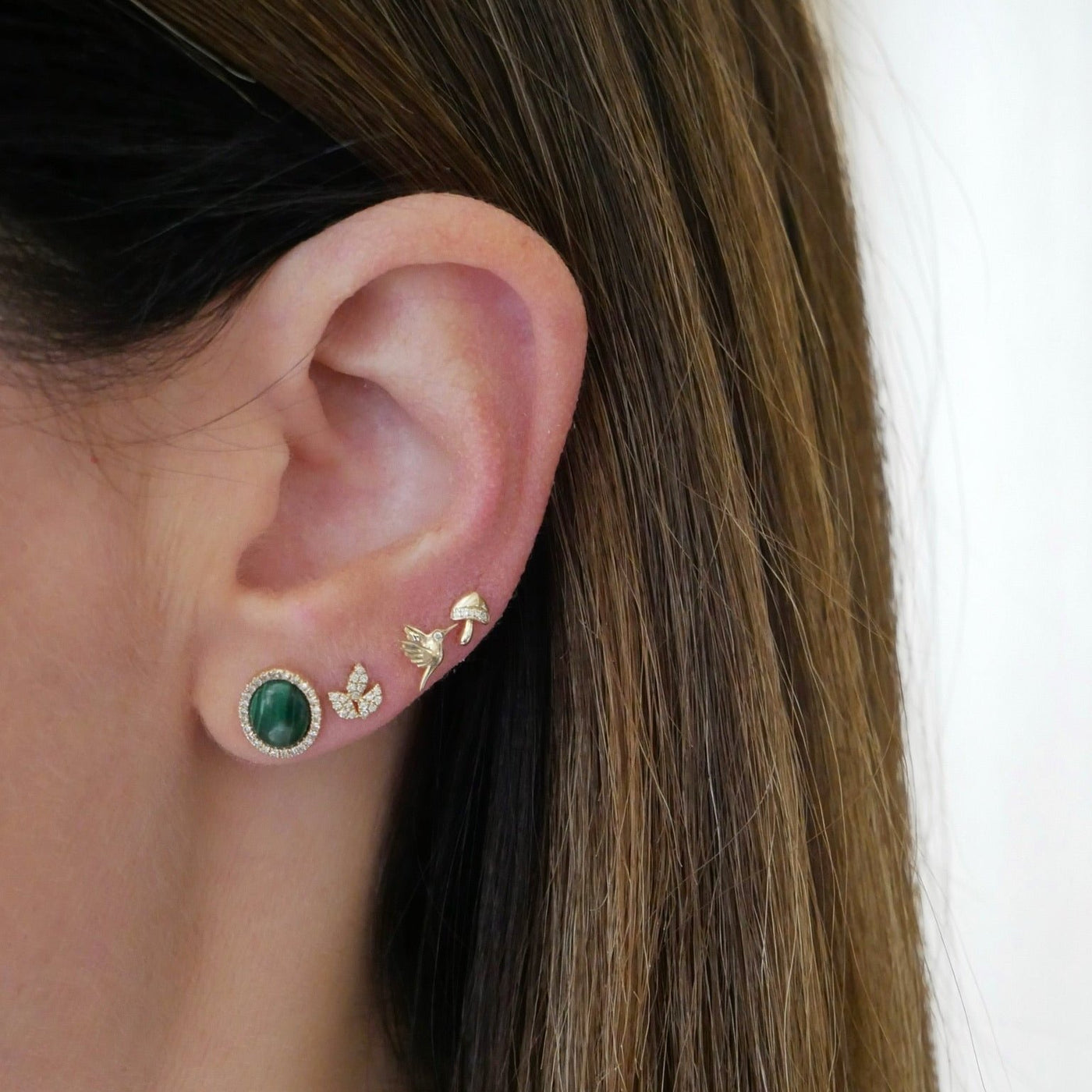 Mini Magic Mushroom Stud Earring