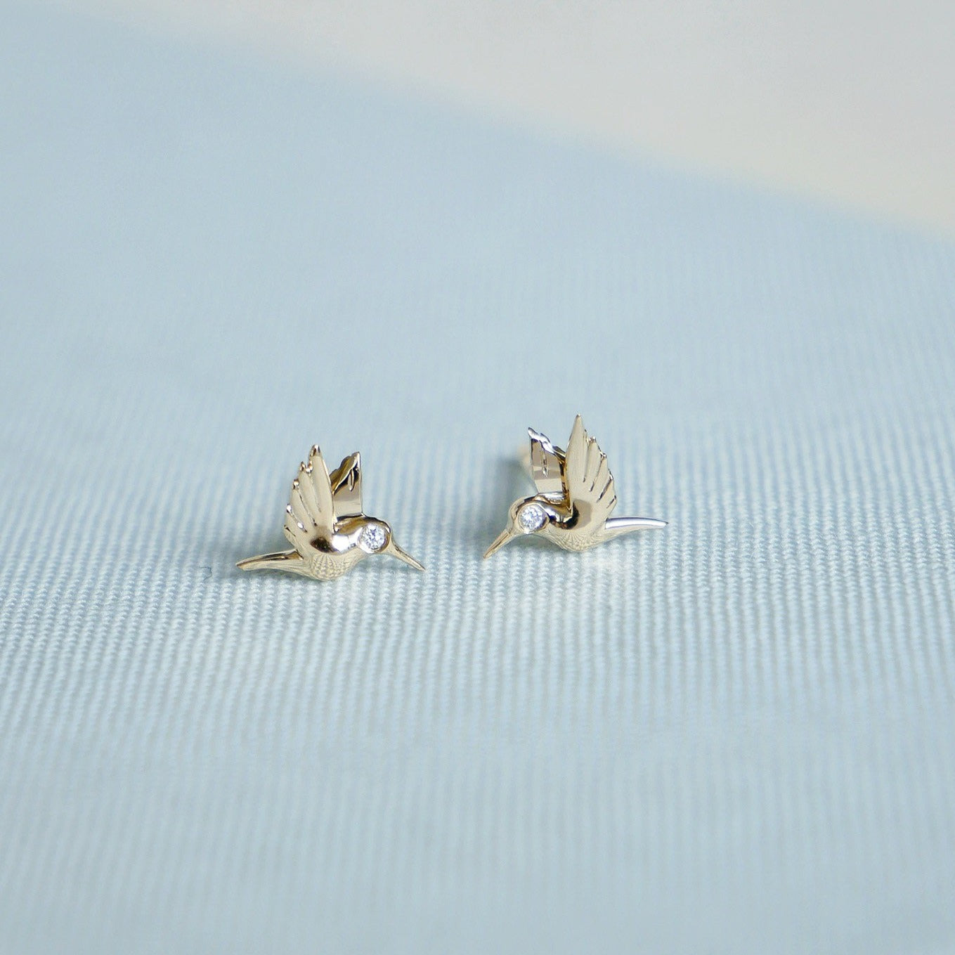 Mini Hummingbird Stud Earring