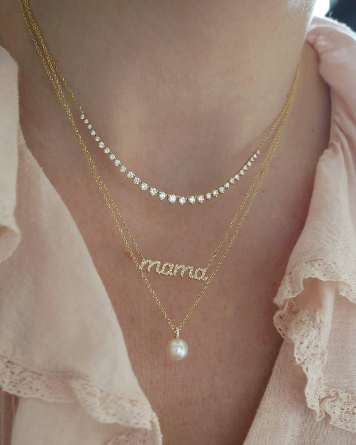 Pearl Ball Drop Necklace