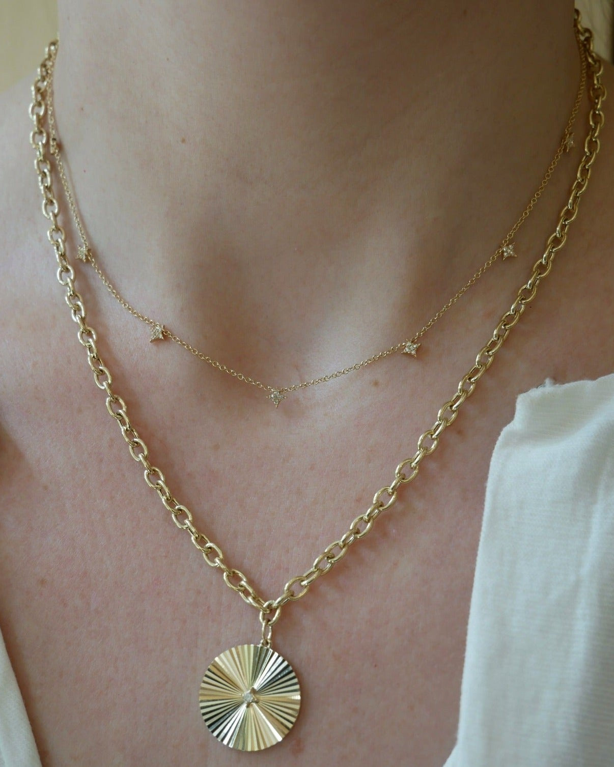 7 Diamond Sparkle Necklace
