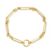 Mixed Chain Enhanced Bracelet in 14k yellow gold