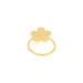 Cherry Blossom Ring in 14k yellow gold back view