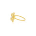 Cherry Blossom Ring in 14k yellow gold side view