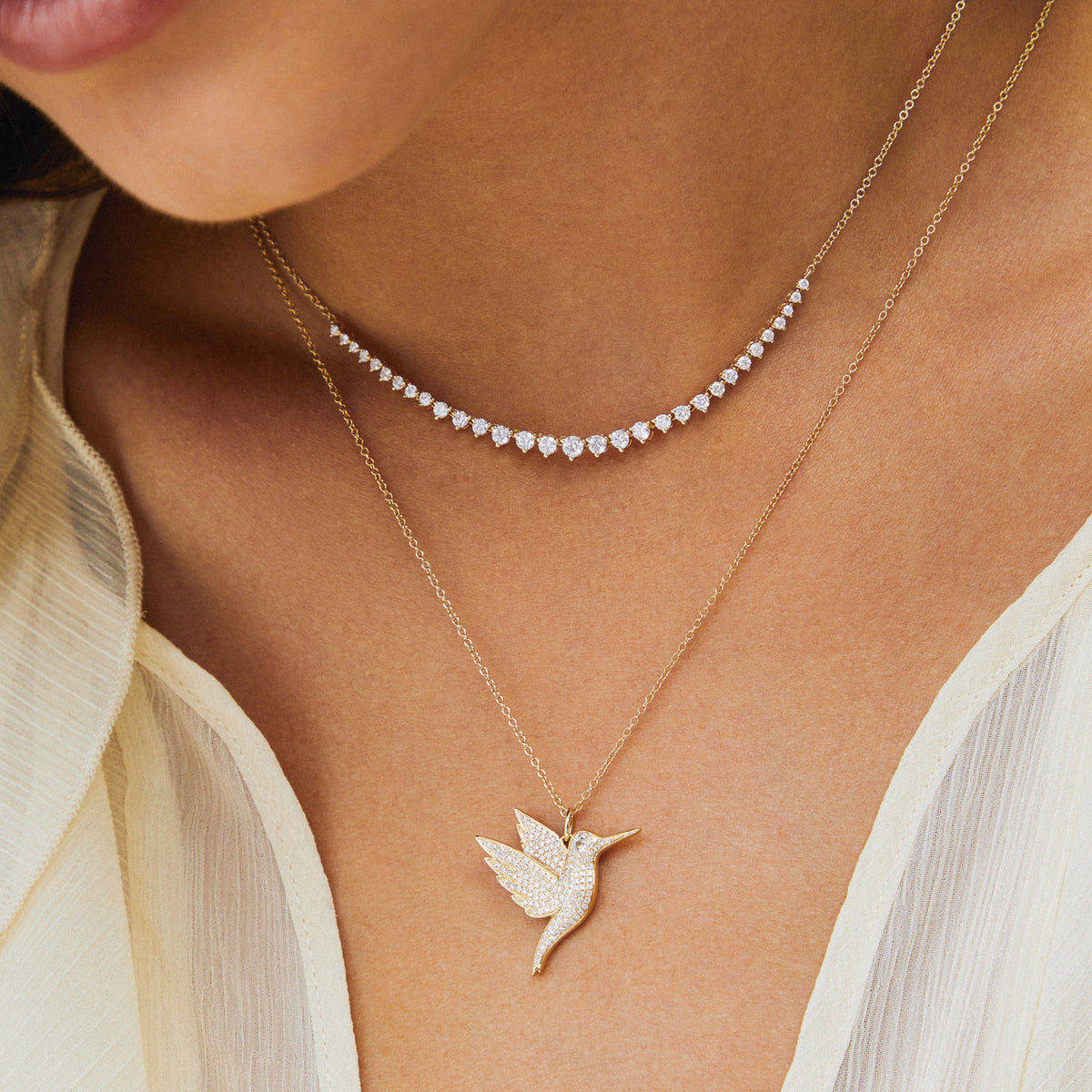 Graduated Diamond Necklace