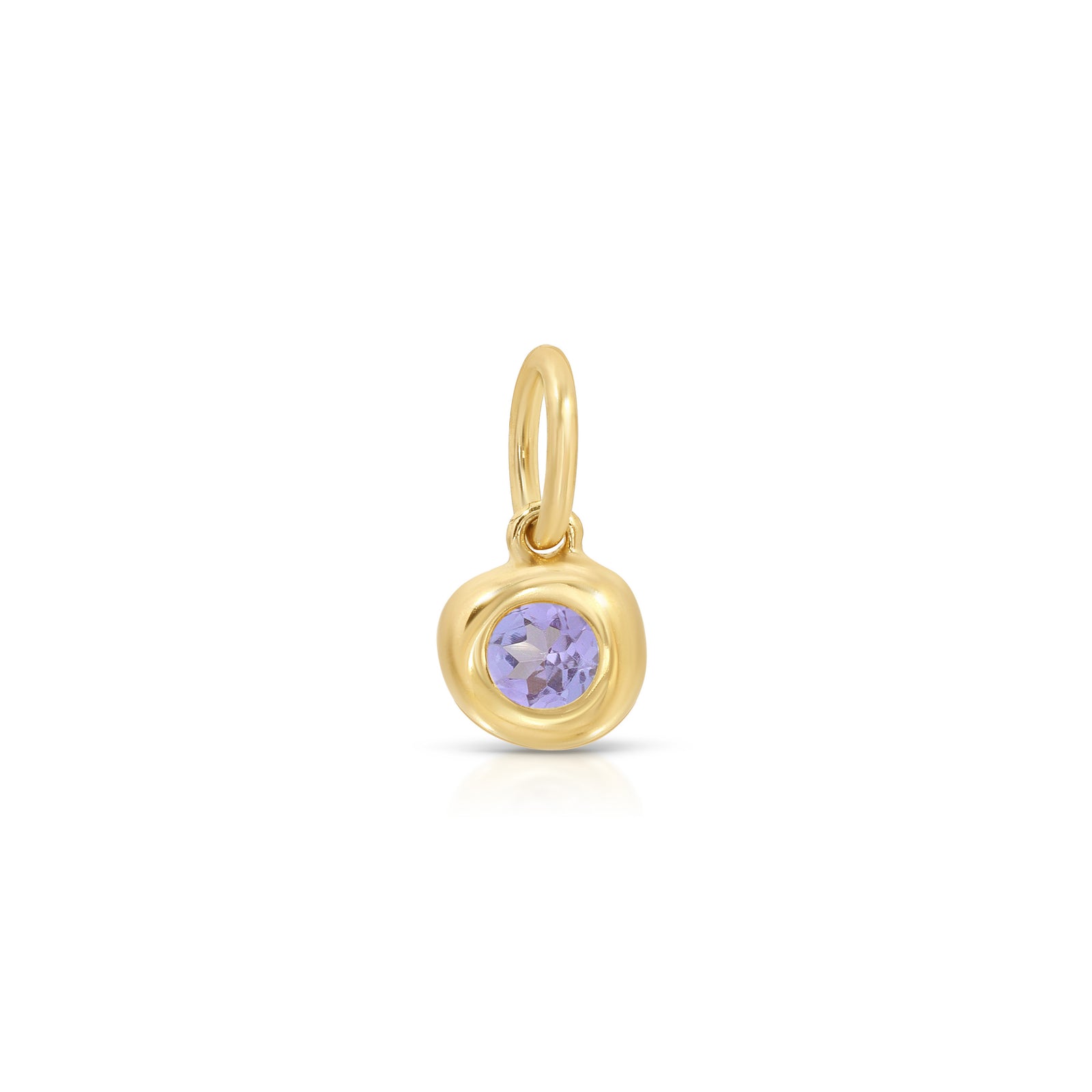 Amethyst Birthstone Pillow Charm