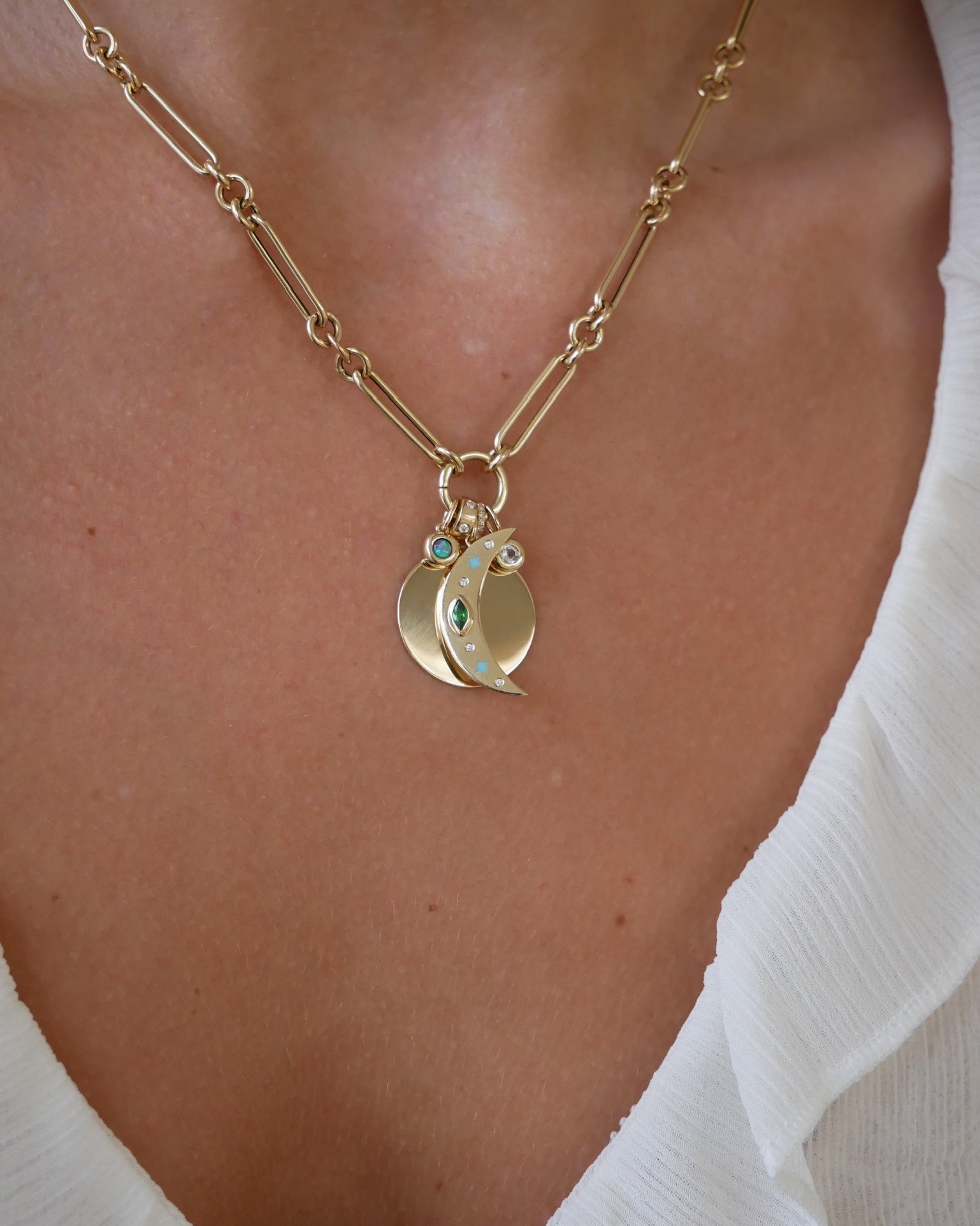 Pearl Birthstone Pillow Charm