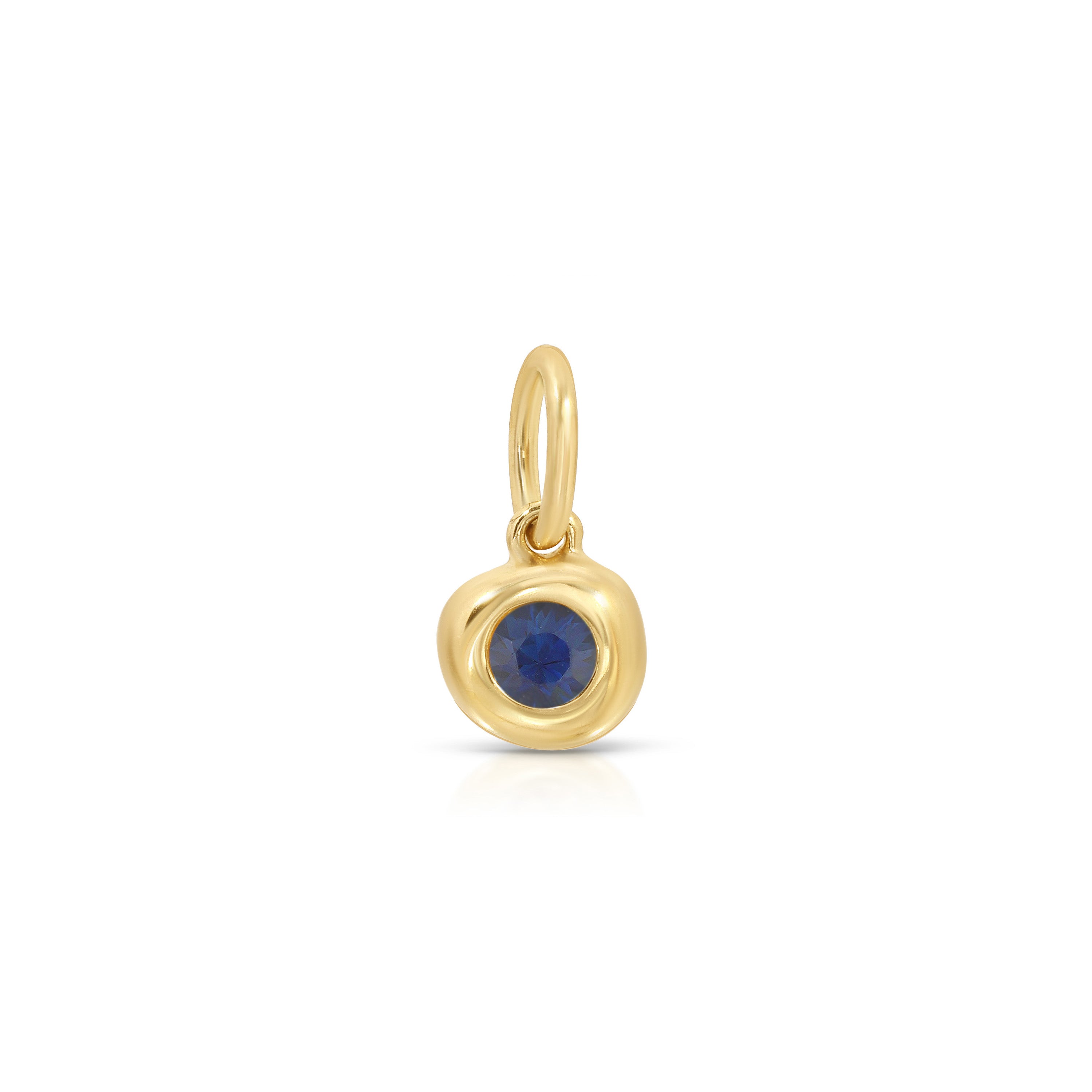 Blue Sapphire Birthstone Pillow Charm