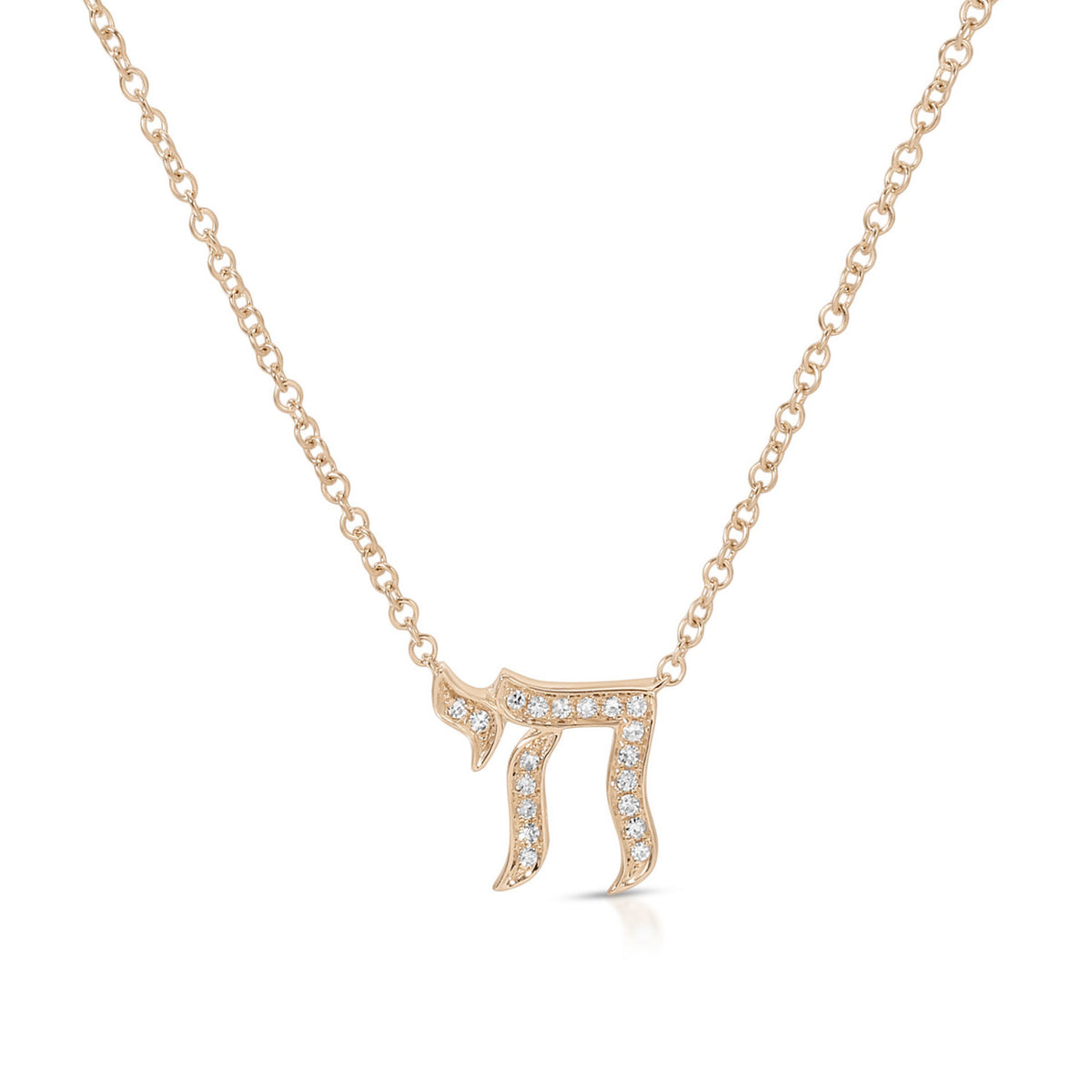 Diamond Chai Necklace