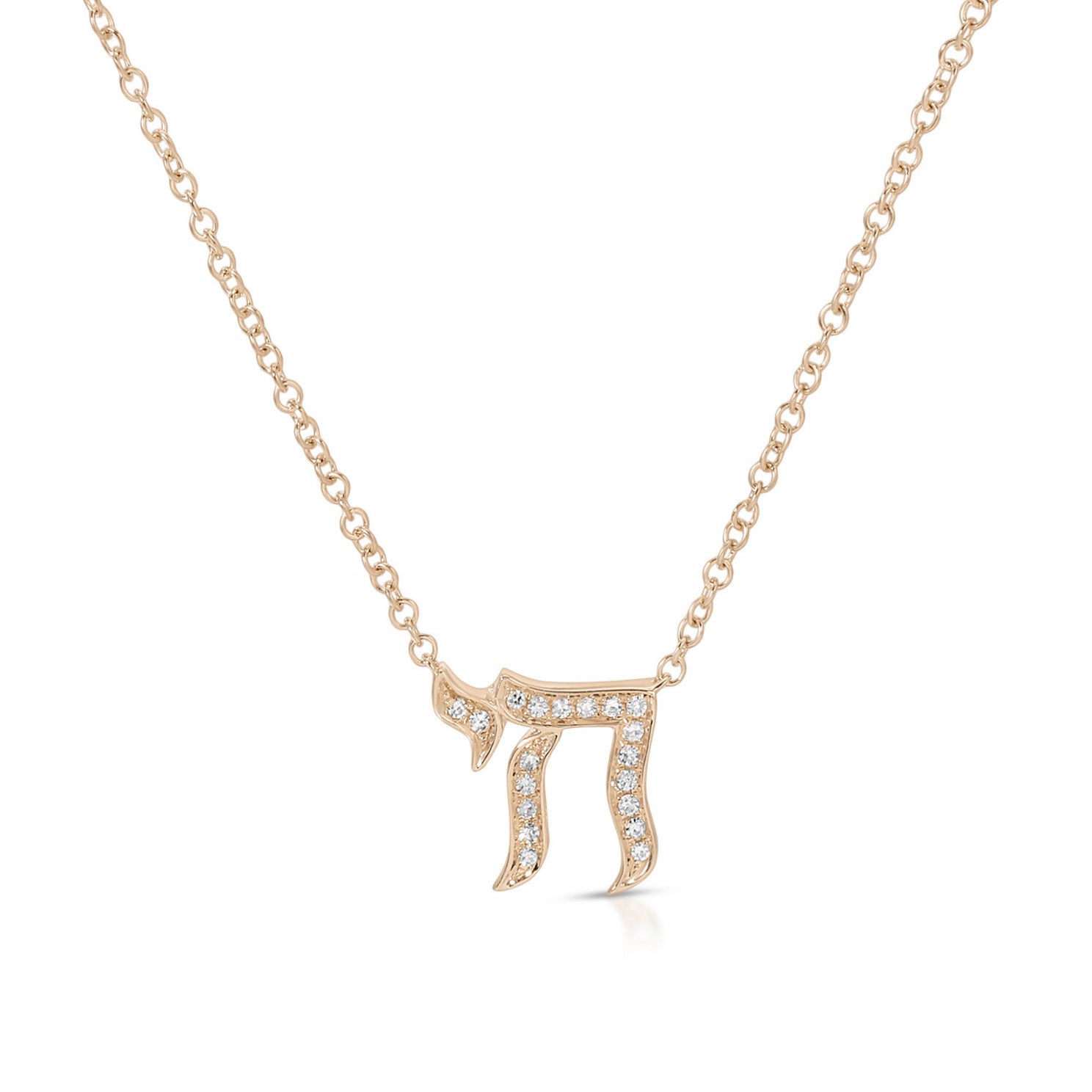 Diamond Chai Necklace