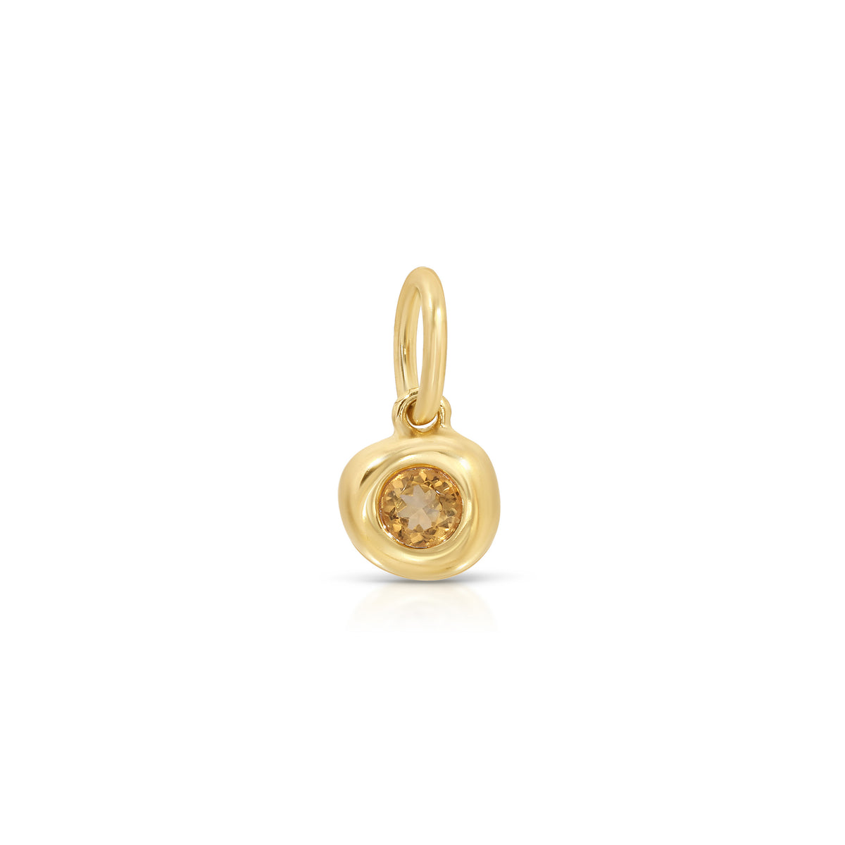 Citrine Birthstone Pillow Charm