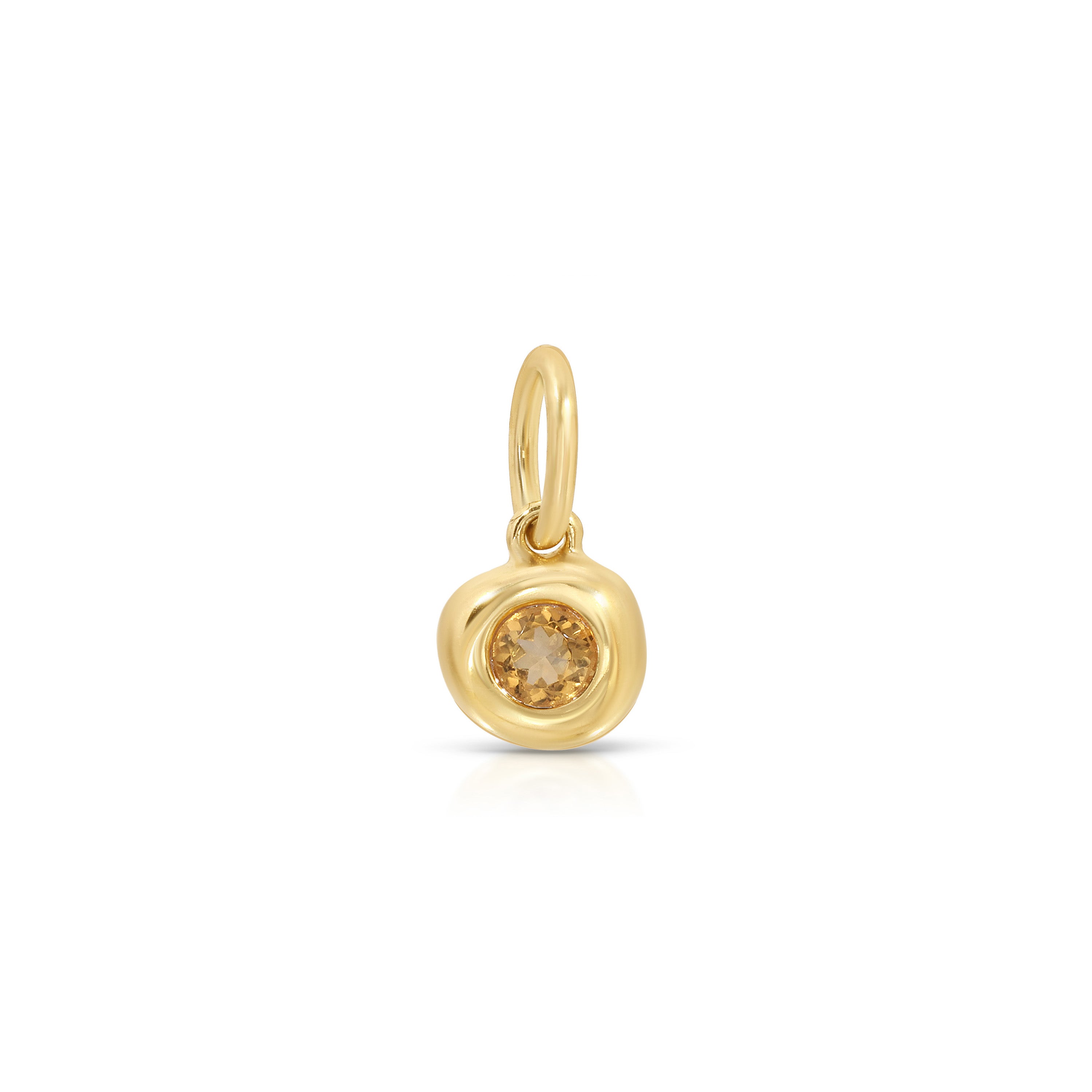 Citrine Birthstone Pillow Charm