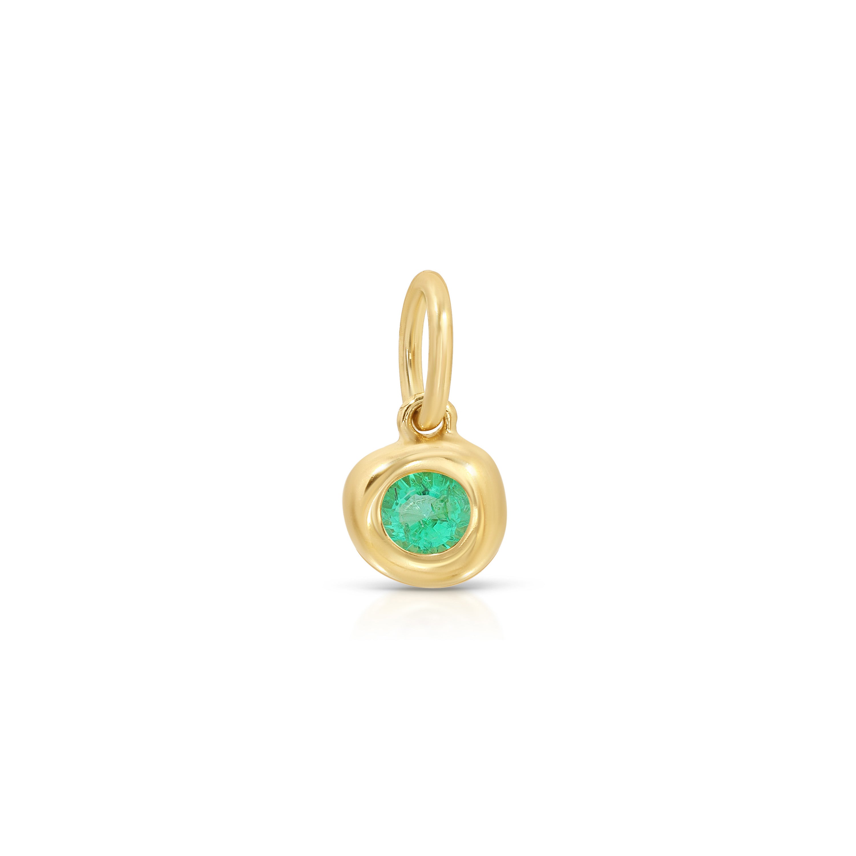 Emerald Birthstone Pillow Charm