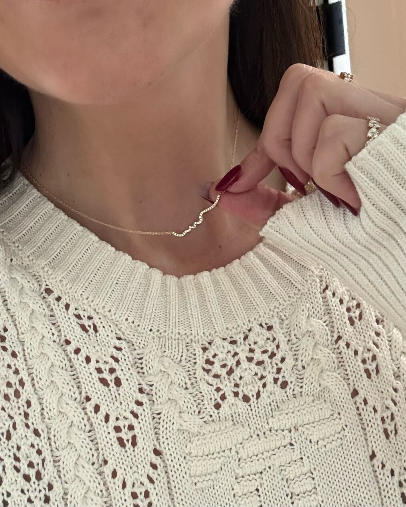 Diamond Silhouette Necklace