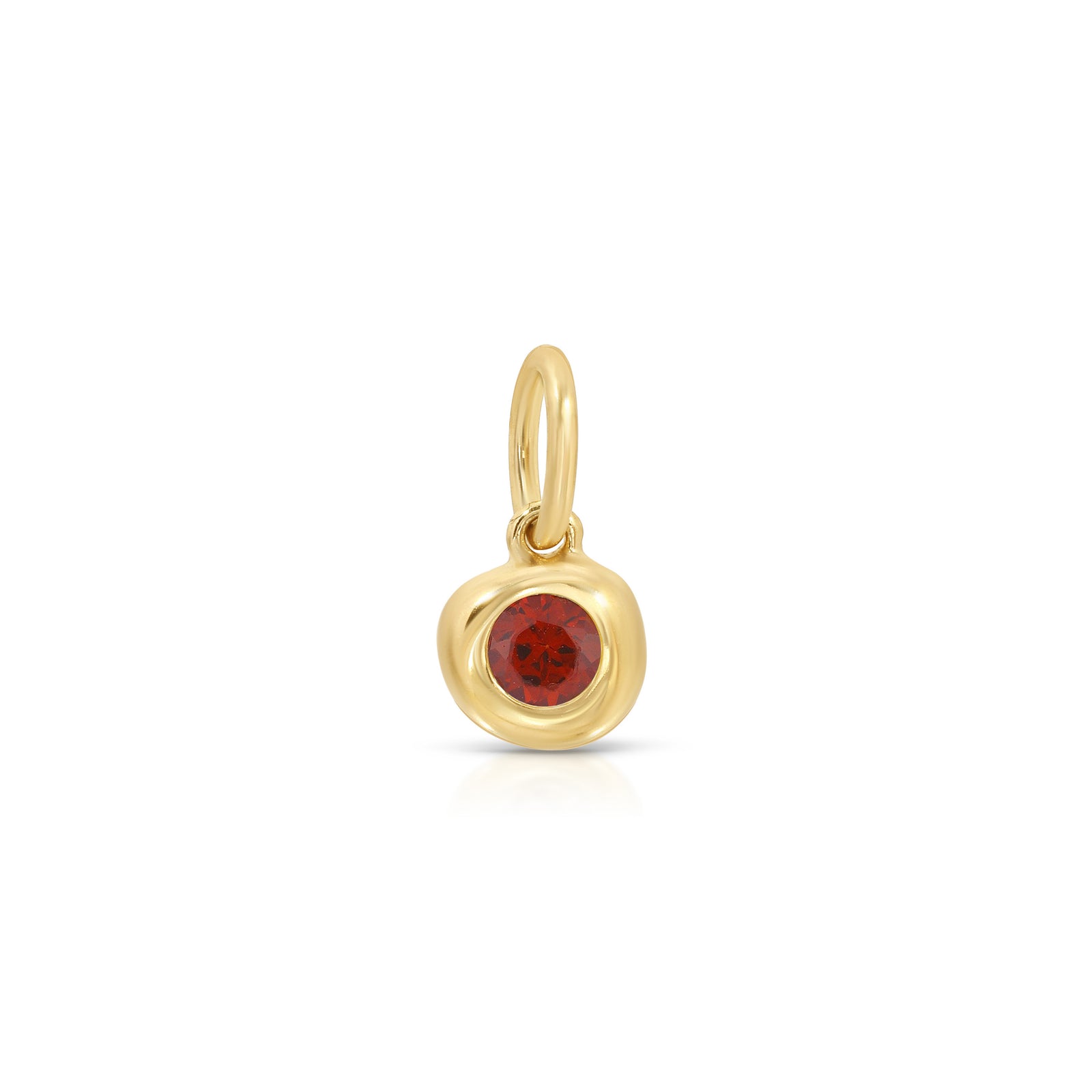 Garnet Birthstone Pillow Charm