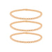 The Ball Bracelet Gift Set in 14k rose gold