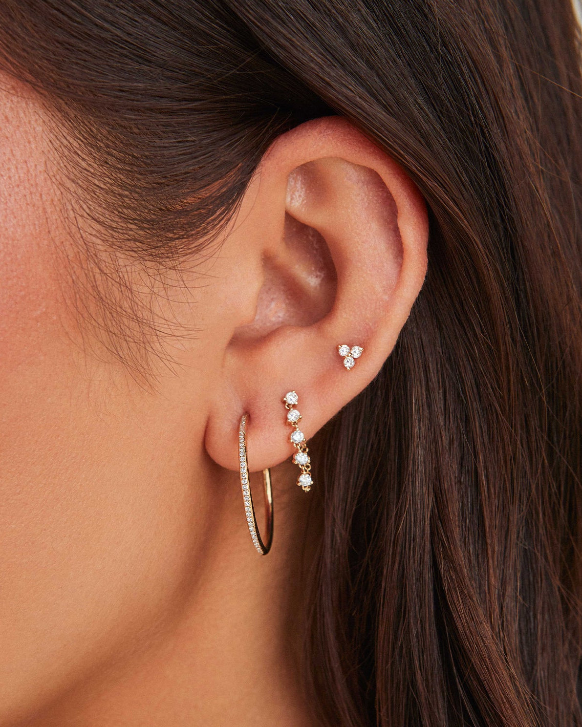 Diamond Essential Hoop Earrings