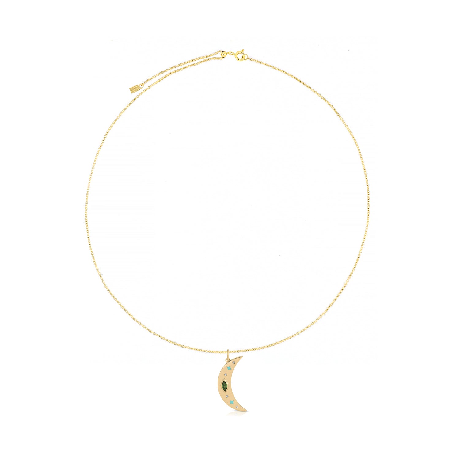 Gold Every Length Jumbo Magic Moon Necklace