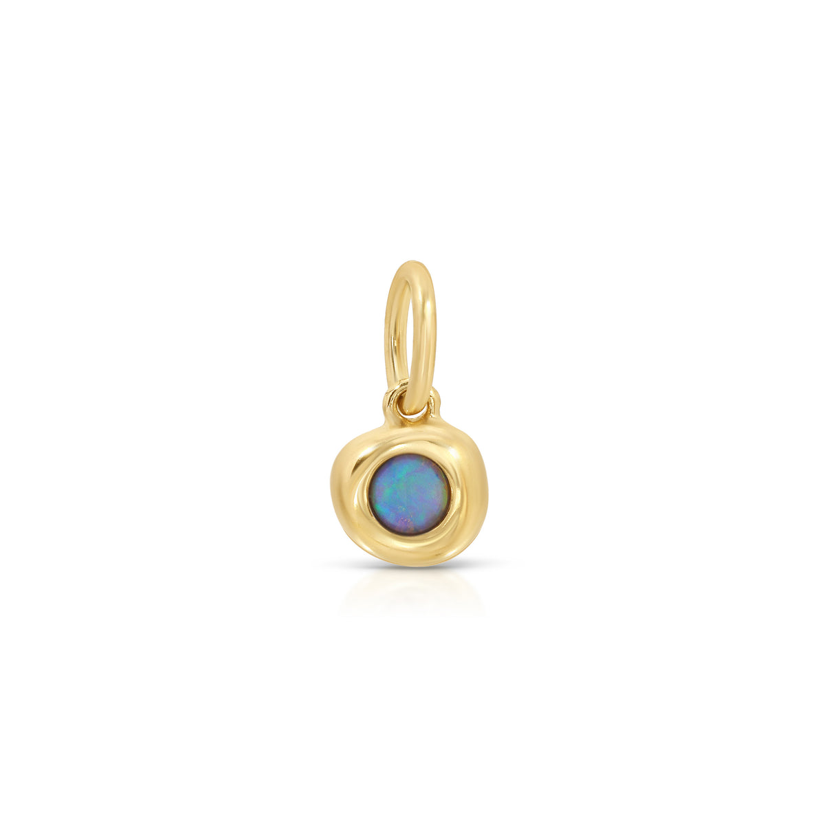 Opal Birthstone Pillow Charm