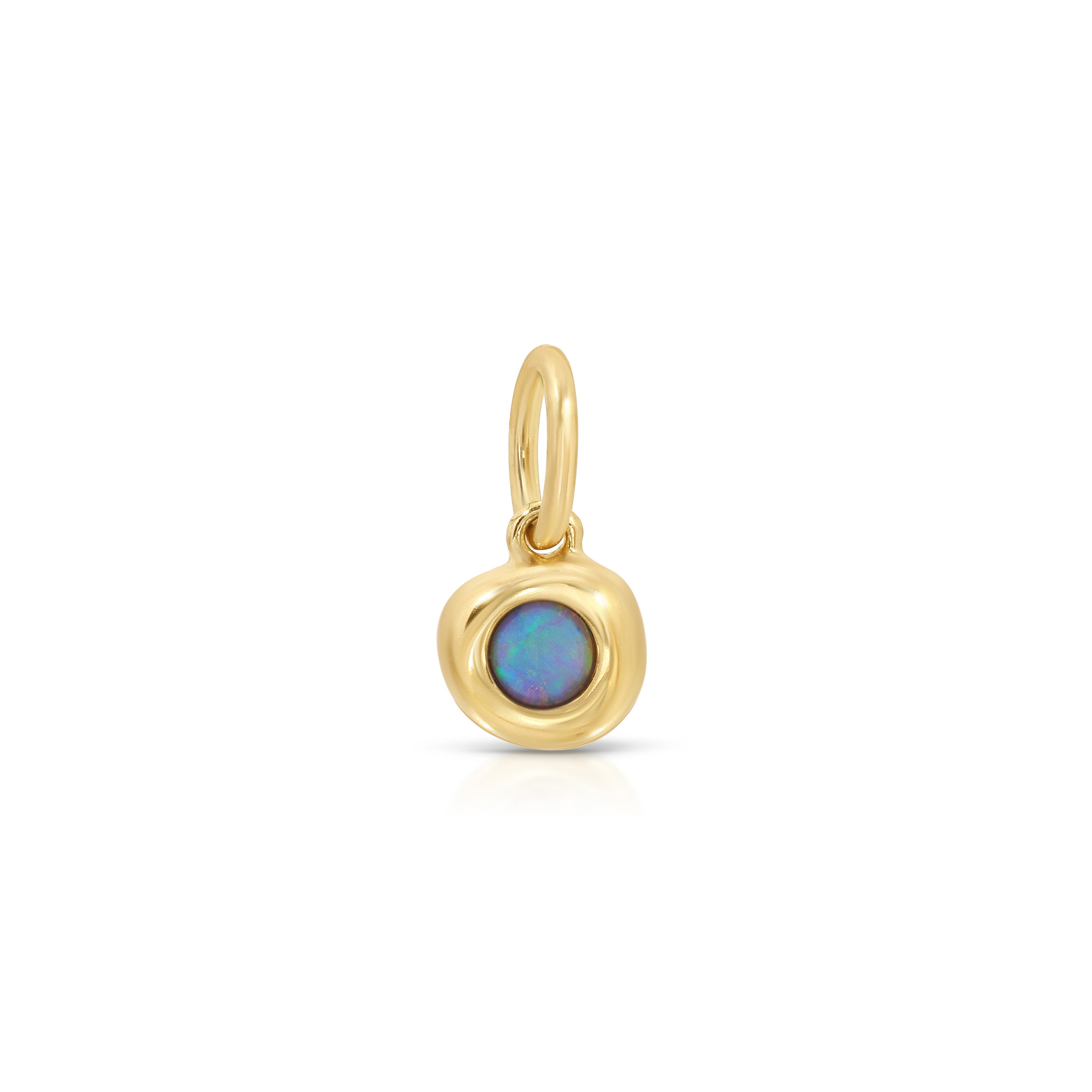 Opal Birthstone Pillow Charm