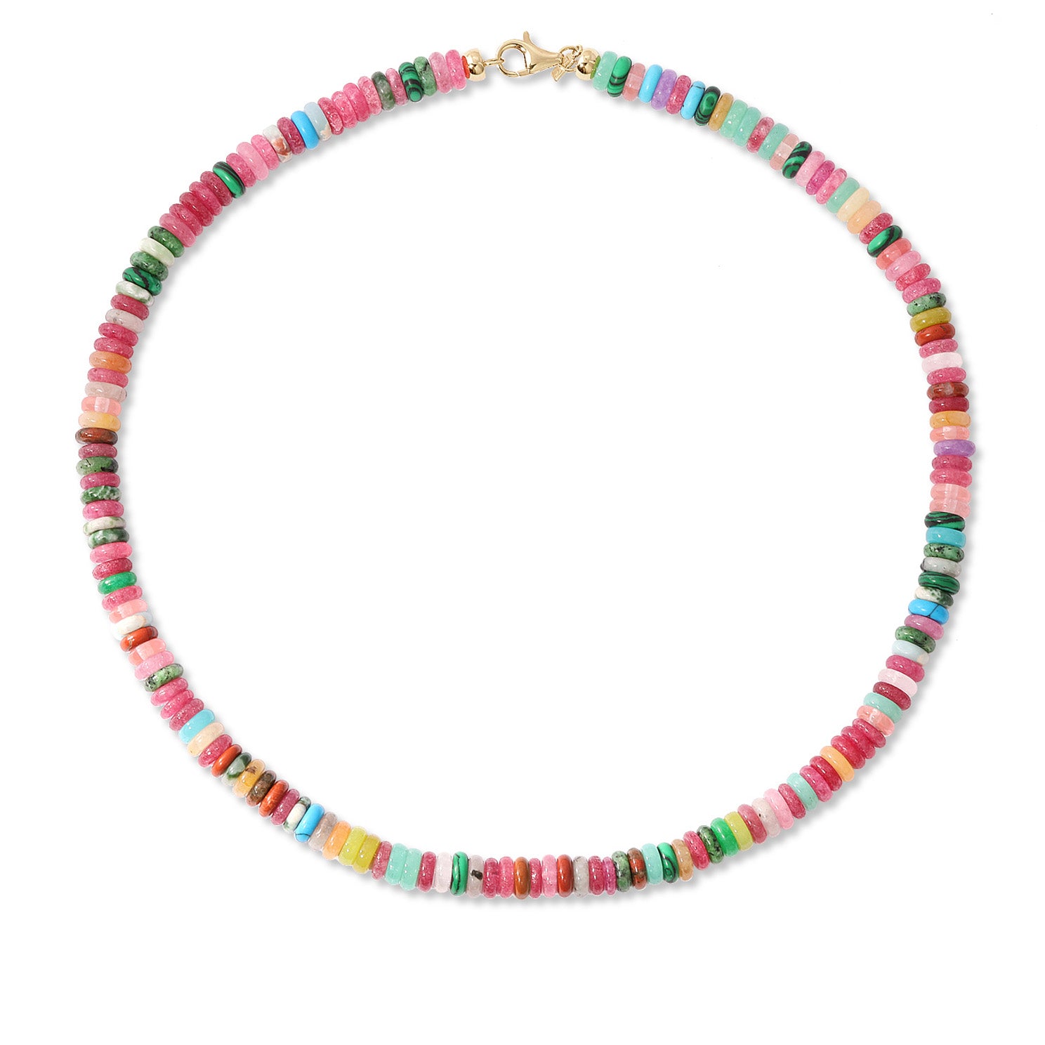 Party Mix Rondelle Bead Necklace
