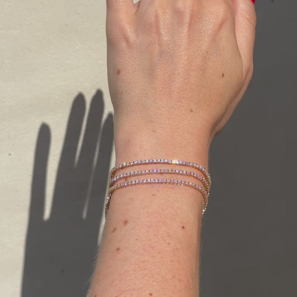Diamond Grace Bracelet 14k solid gold and natural diamonds