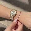 Diamond Fleur Eternity Bracelet