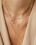 Double Strand Liquid Gold Necklace main image 1
