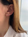 Pear, Solitaire, and Marquise Threader Earrings Styled On Ear