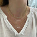 Lola chain necklace size comparison