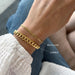Curb Chain Bracelet size comparison
