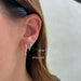 Diamond Hook Earring size comparison