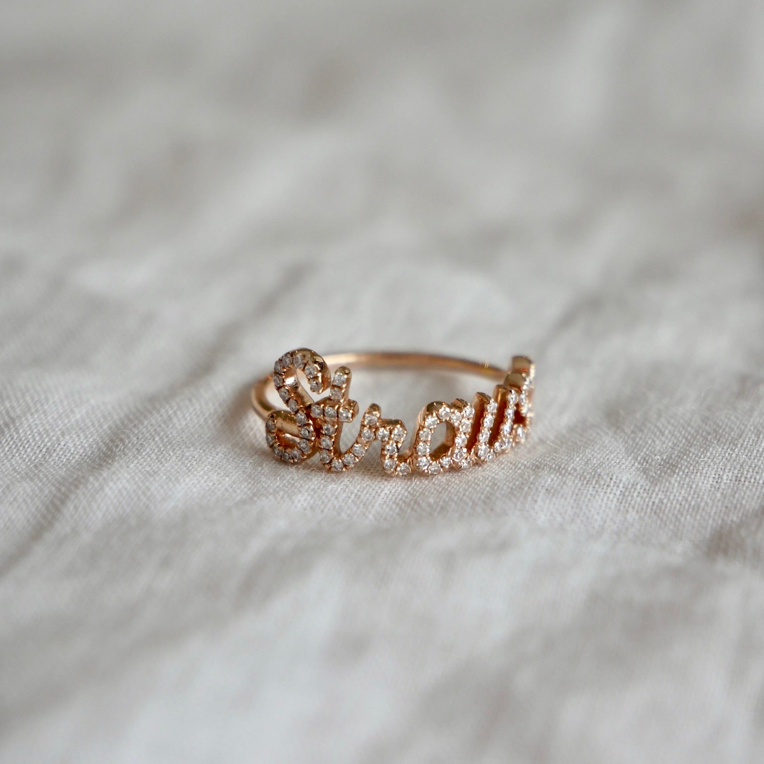 Custom Script Name Ring - Personalized Jewelry | Tres Colori – Tres Colori  Jewelry