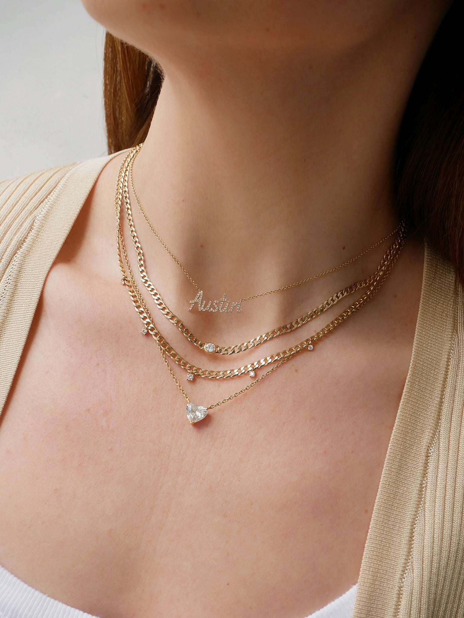 EF Collection 14k Diamond Sari Necklace Gold One Size Shopbop