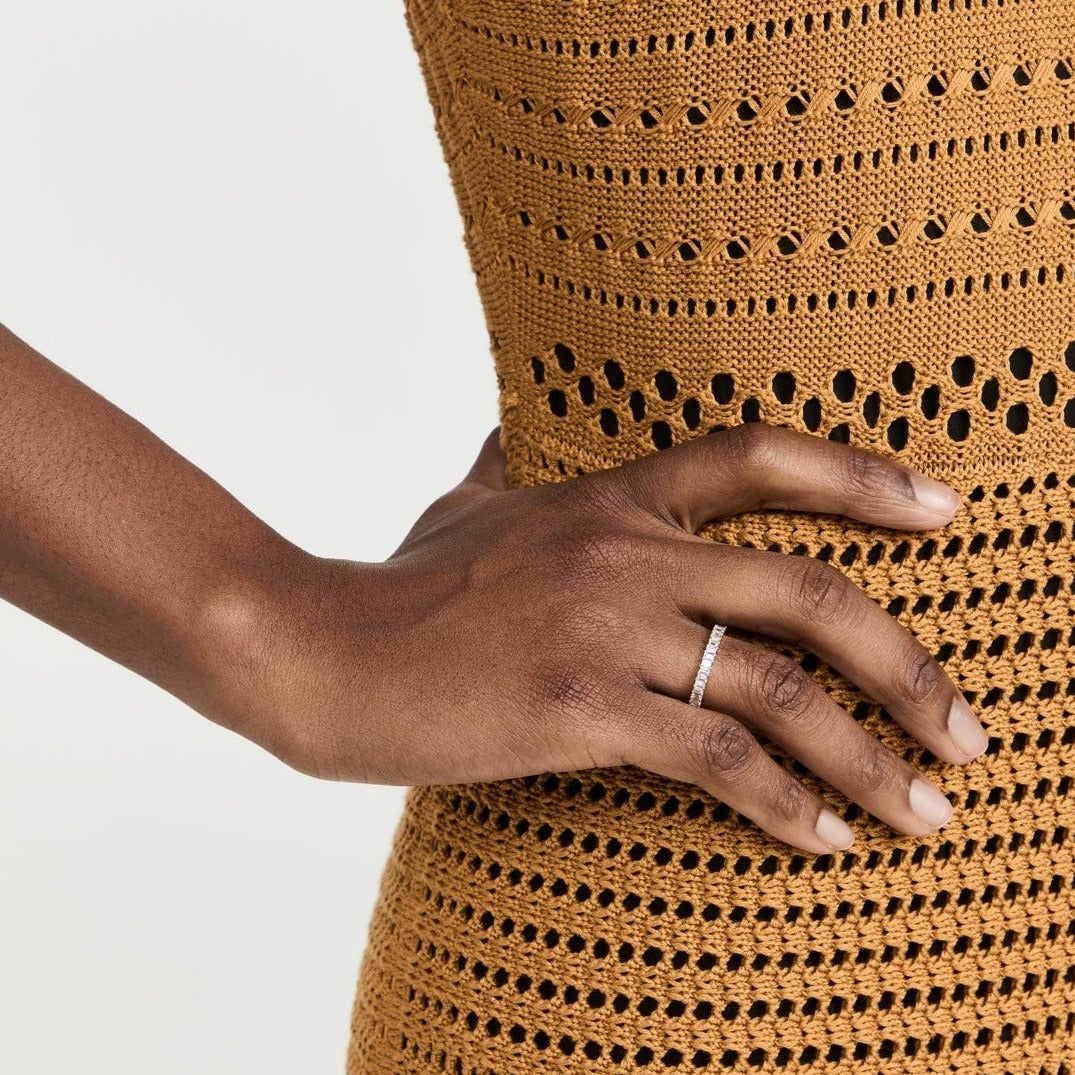 Prong Set Diamond Baguette Ring