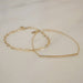 The Arm Candy Gift Set in 14k Yellow Gold Laying Flat on Table
