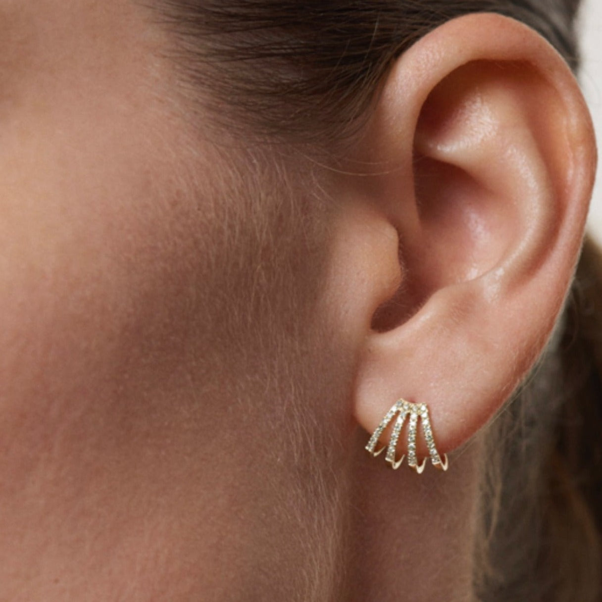 Ef collection outlet huggie earrings