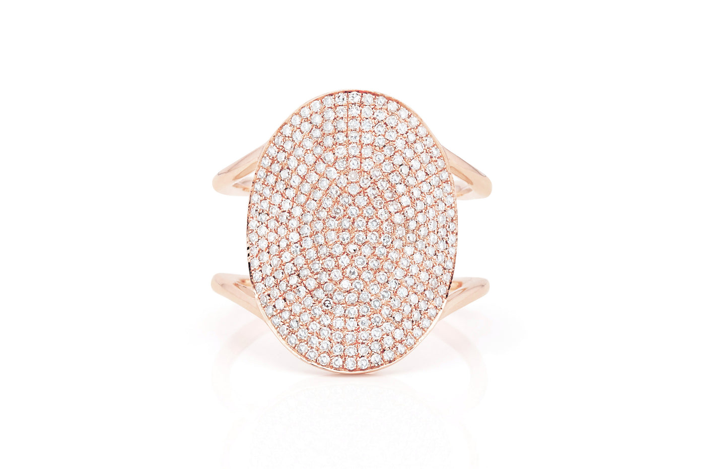 Diamond Jumbo Oval Ring