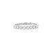 Diamond Bezel Stack Ring in 14k white gold