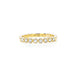 Diamond Bezel Stack Ring in 14k yellow gold