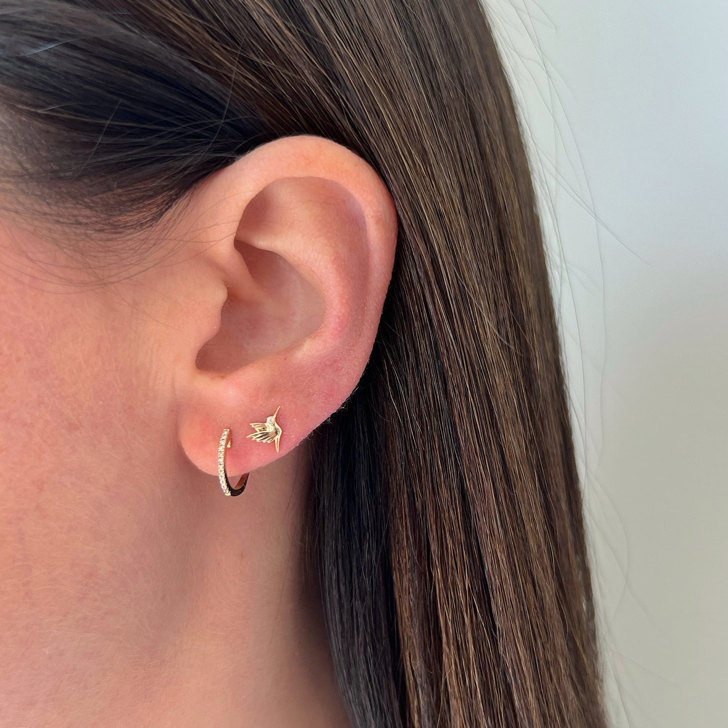 Ef collection diamond huggies Clearance