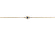 EF Collection Diamond Evil Eye Chain Bracelet - 1