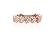 Diamond Love Link Ring in 14k Rose Gold