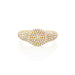 Diamond Signet Ring in 14k yellow gold