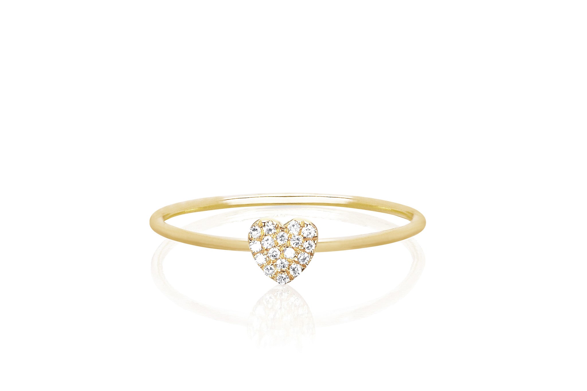 Mini Heart Stack Ring