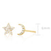 The Celestial Set in 14k Yellow Gold for Size Comparison