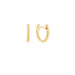 Gold Mini Huggie Earring in yellow gold